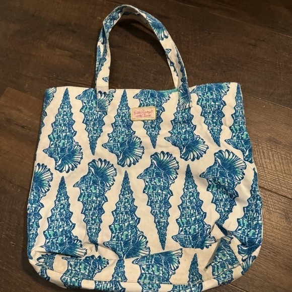 Lily Pulitzer for Estee Lauder 5/$25 🎀 nautical boho Beachy tote - Picture 2 of 6